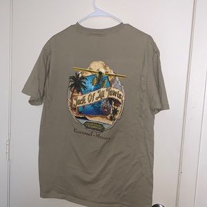 VINTAGE 2000’s Panama Jack Shirt Adult L Beige Tan Outdoor Casual Mens Tee